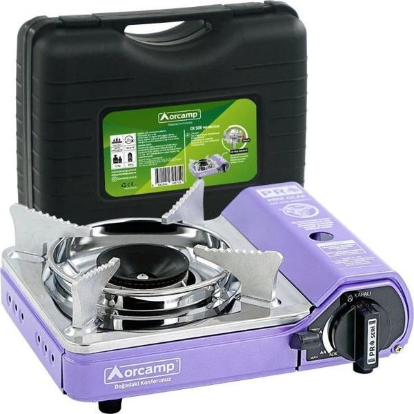 Orcamp Tekli Mini Portatif Ocak Mor - Image 1