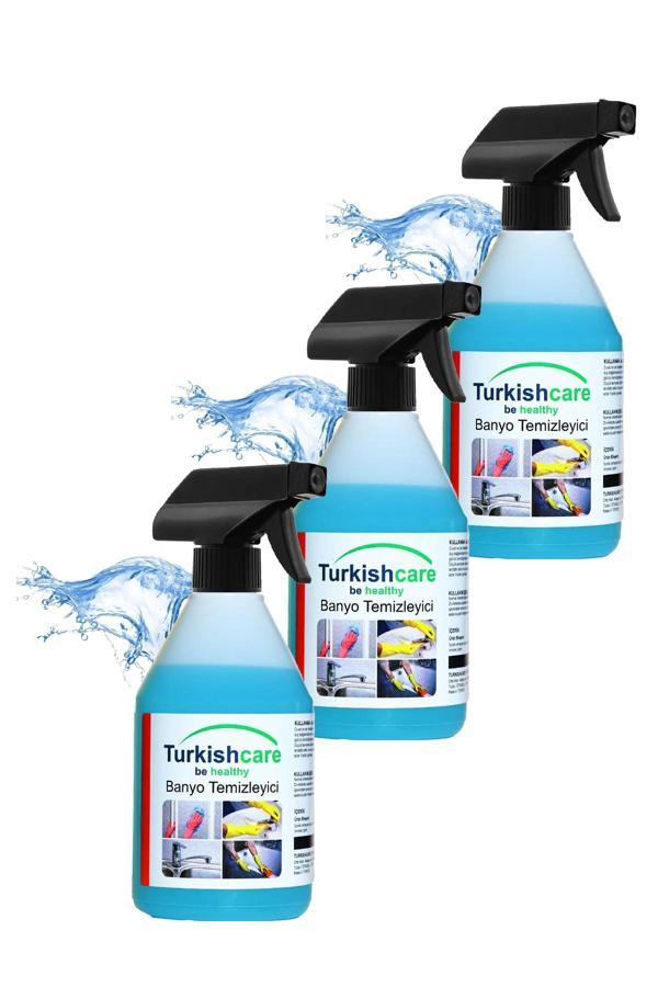 Banyo Ve Kireç Sökücü Temizleyici Sprey 500 Ml. Üçlü Set - Image 1