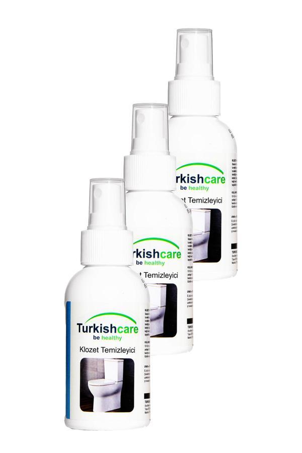 Klozet Tuvalet Temizleyici Hijyen Spreyi Seyahat Ve Çanta Boyu 100 Ml. Üçlü Set - Image 1