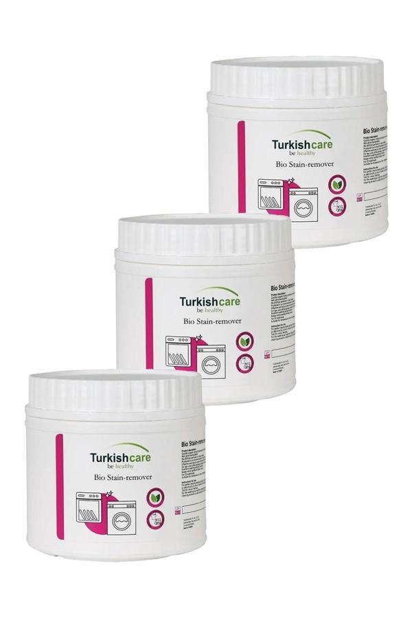 Organik Bio Çamaşır ve Bulaşık Leke Çıkarıcı Toz 500 gr. Üçlü Set - Image 1