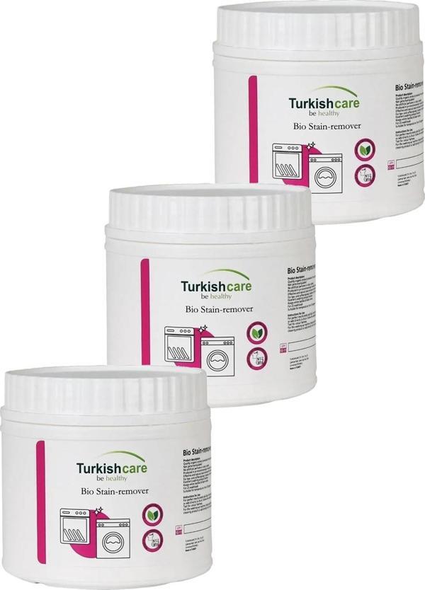 Organik Bio Çamaşır ve Bulaşık Leke Çıkarıcı Toz 500 gr. Üçlü Set - Image 1