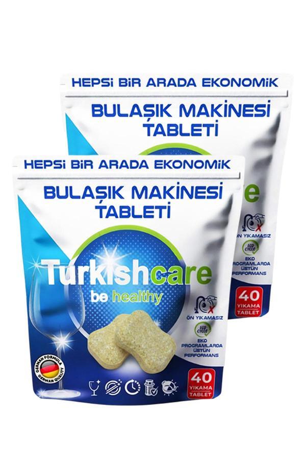2 Paket Premium Ekonomik Bulaşık Deterjanı 80 Tablet - Image 1