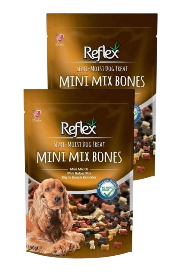 Semi Moist Küçük Karışık Kemikler Yarı Yumuşak Köpek Ödül Maması 150 gr İkili Paket - Image 1