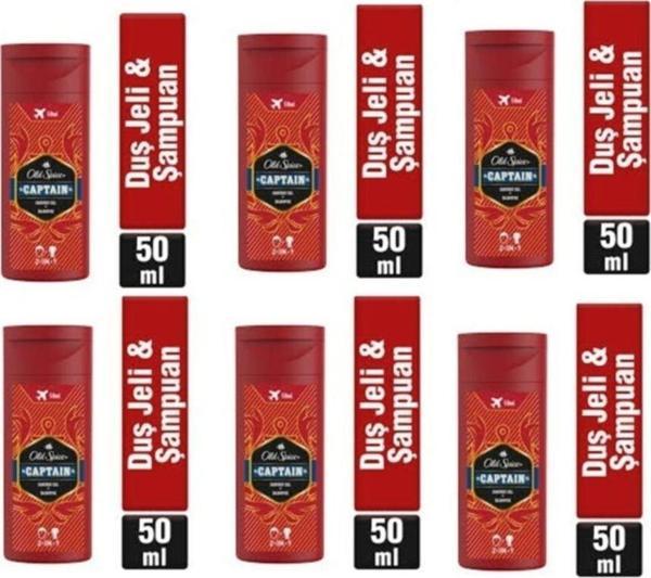 Old Spice Duş Jeli Şampuan 50 Ml 6x Adet - Image 1
