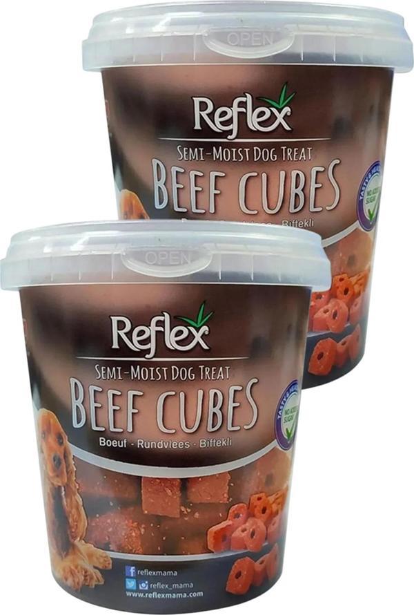 Semi Moist Biftekli Küp Yetişkin Köpek Ödül Maması 500 gr İkili Paket - Image 1