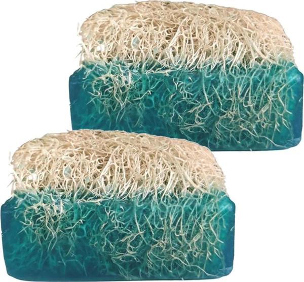 Doğal Kabak Lifli Okyanus Kokulu Sabun 120 gr. İkili Set - Image 1