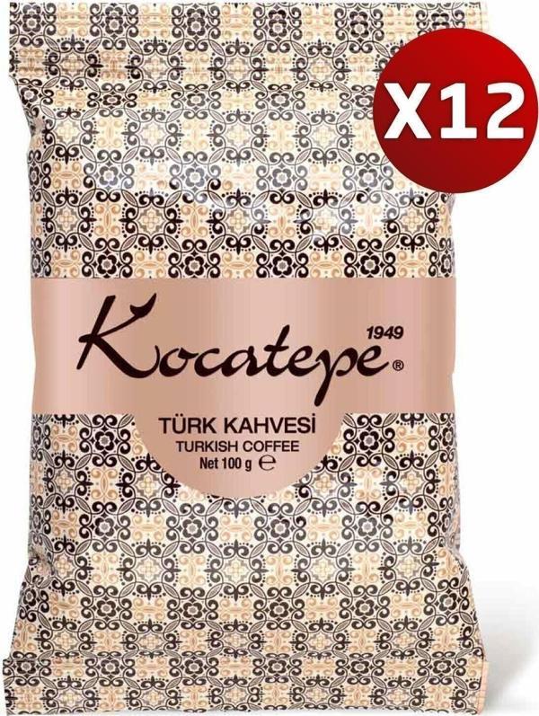 Kocatepe Kahve Kocatepe Türk Kahvesi 100 Gr Folyo 12'li Paket - Image 1