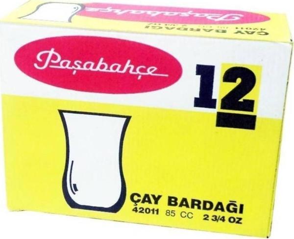 Paşabahçe 42011 85 Cc Kahveci Çay Bardağı 12 Adet - Image 1