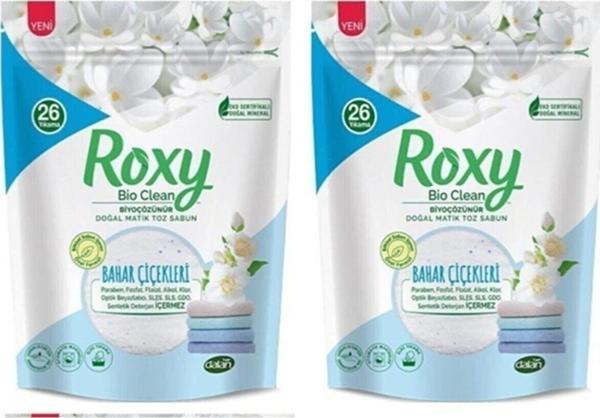Dalan Roxy Bio Clean Doğal Matik Toz Sabun Bahar Çiçekleri 800 gr x 2 Adet - Image 1