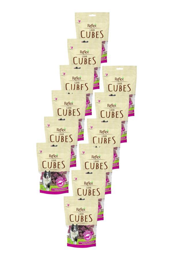 Cubes Küp Şeklinde Kuzu Eti  Köpek Ödül Maması 80gr Onikili Paket - Image 1