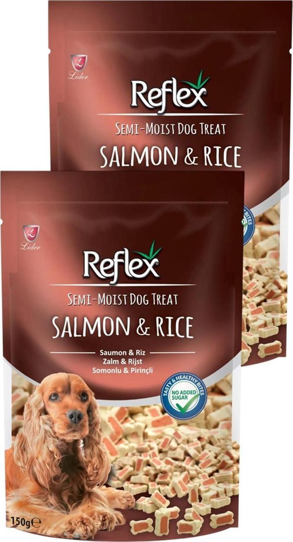 Semi Moist Somonlu Ve Pirinçli Köpek Ödül Maması 150 gr İkili Paket - Image 1