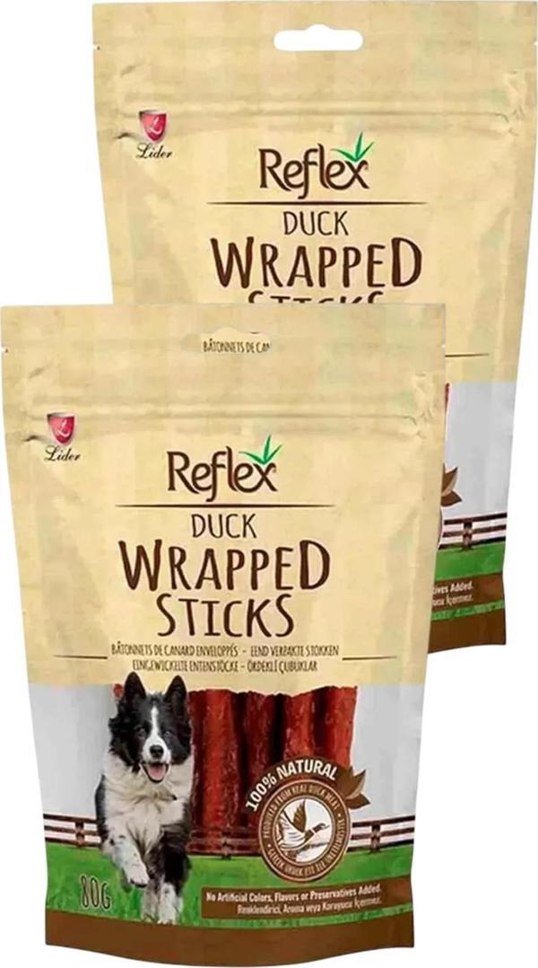 Wrapped Sticks Ördekli Köpek Ödül Çubukları 80gr İkili Paket - Image 1