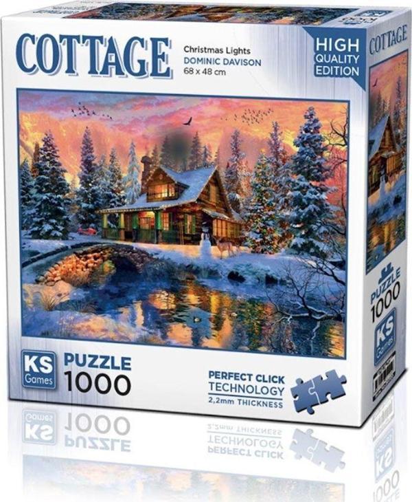 20720 Christmas Lights 1000 Parça Puzzle -KS Puzzle - Image 1