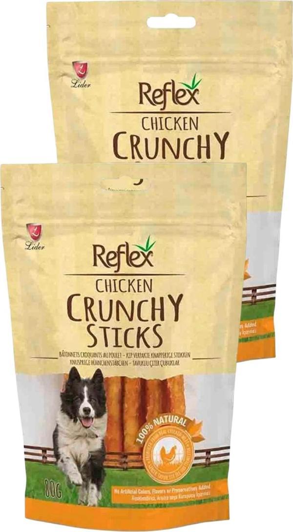 Crunchy Sticks Tavuklu Çıtır Köpek Ödül Çubukları 80gr İkili Paket - Image 1