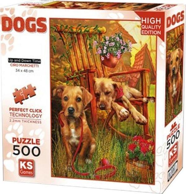 20067 Up And Down Time 500 Parça Puzzle -KS Puzzle - Image 1