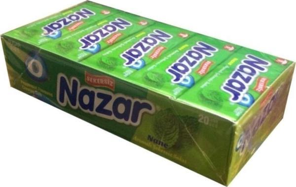 Nazar 5'li Nane Aromalı Sakız 20 Adet - Image 1