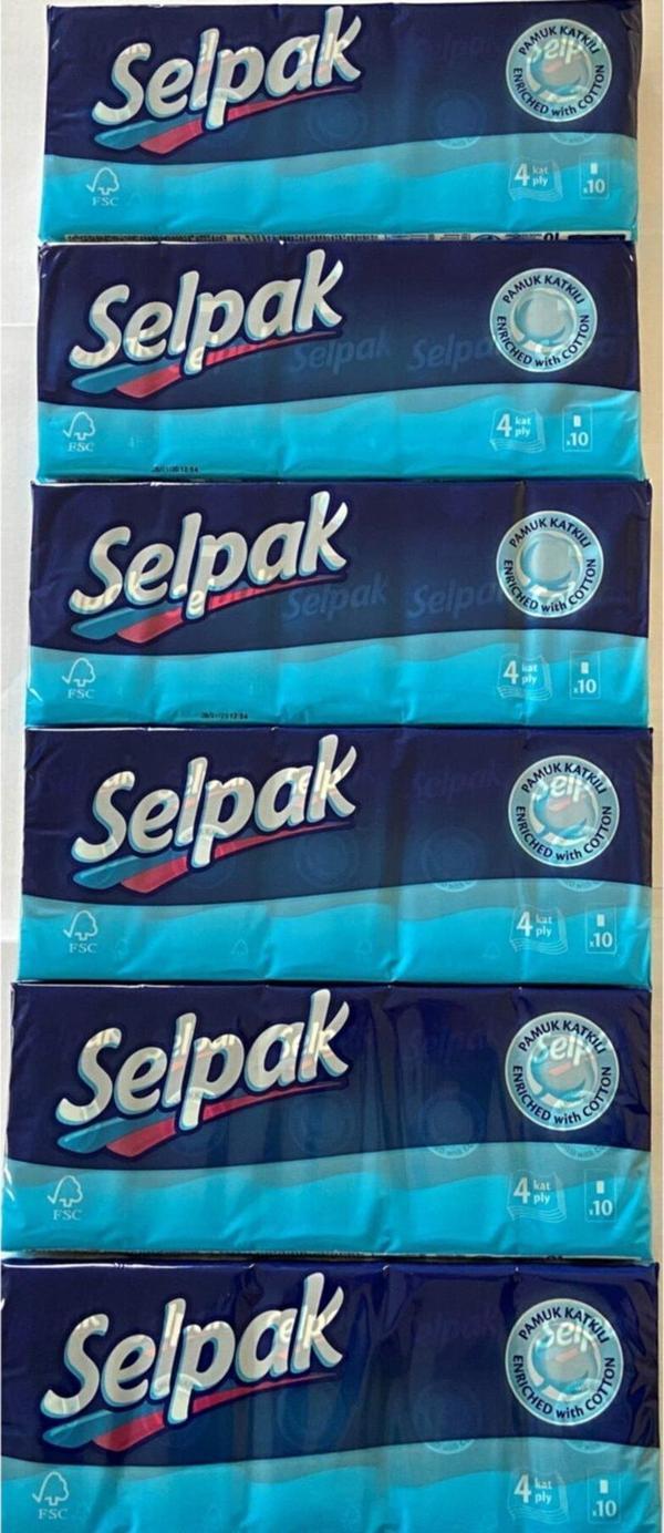Selpak Mendil 10'lu X 6 Paket - Image 1