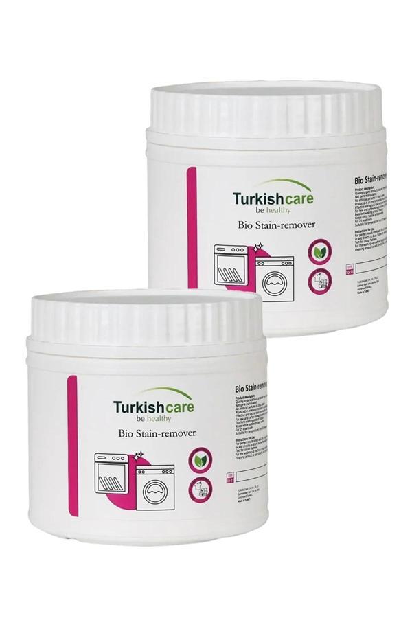 Organik Bio Çamaşır ve Bulaşık Leke Çıkarıcı Toz 500 gr. İkili Set - Image 1