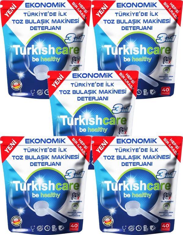 Hepsi Bir Arada Bulaşık Makinesi Deterjanı Toz 40x5 200 Yıkama - Image 1
