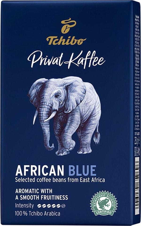 Tchibo Privat Kaffee African Blue Öğütülmüş Filtre Kahve 250 g - Image 1