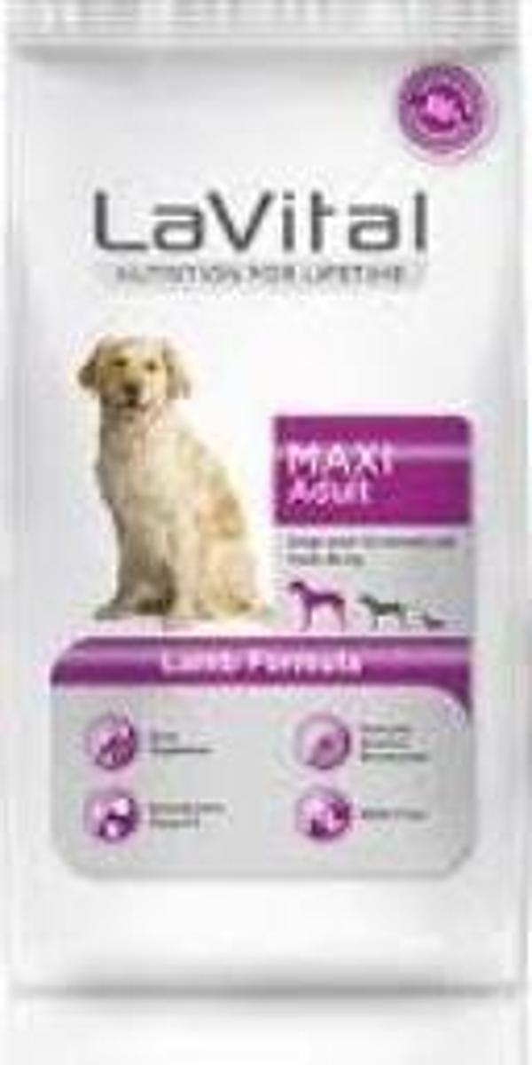 LaVital Kuzu Etli Büyük Irk Yetişkin Köpek Maması 12+3 Kg - Image 1