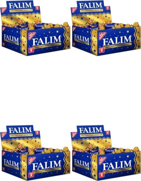 Falım Damla Sakız Aromalı Sekersiz Sakız 100ad X 4paket - Image 1