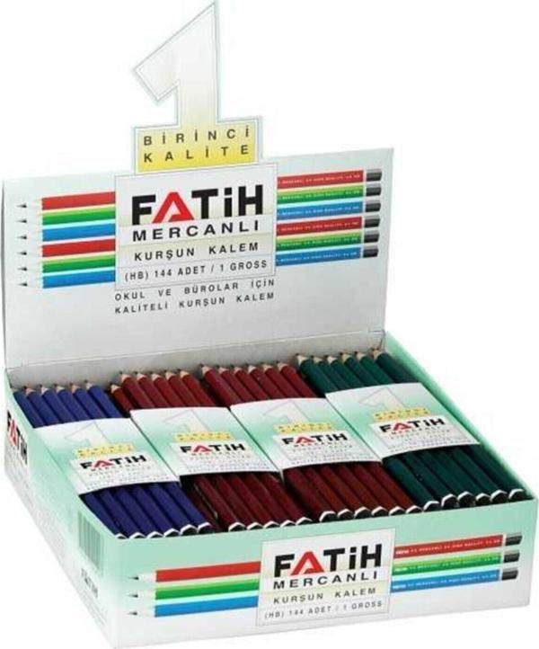 Fatih Kurşun Kalem Mercanlı 12010 (144 Lü Kutu) - Image 1