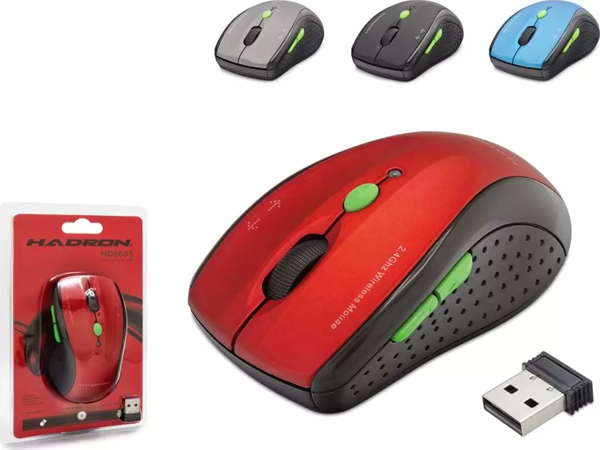 Hadron Hdx3405 Wireless Mouse 800/1600Dpi - Image 1