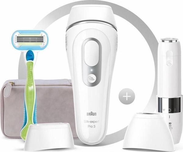 Braun Silk Expert Pro 3 PL3139 300.000 Atımlı, 2 Başlıklı Yeni Nesil IPL + FS1000 + Seyahat Çantası - Image 1