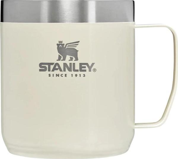 The Legendary Camp Mug Kapaklı Termos Bardak 0.35L 12oz - Cream Gloss - Image 1