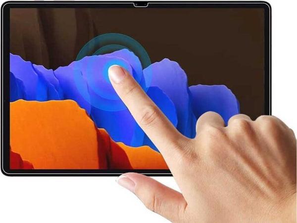 Galaxy Tab S7 FE LTE (T737-T736-T733-T730) Uyumlu Fuchsia Tablet Blue Nano Screen Protector Ultra İnce Ekran Koruyucu - Image 1