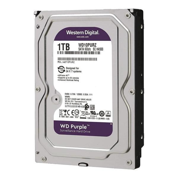 WESTERN DIGITAL PURPLE WD10PURZ 1 TB SATA 6GB/S 7/24 GÜVENLİK HARDDISK (81) - Image 1