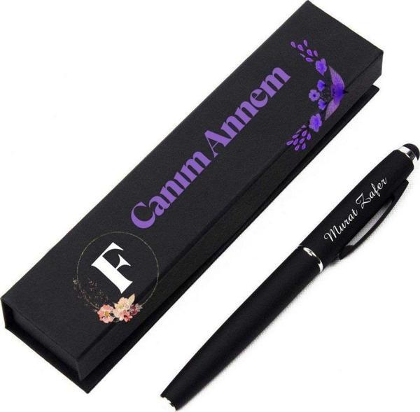 Anneler Gününe Özel  Tasarımlı Hediye Kutulu TüKenmez Rubber Kalem - Image 1