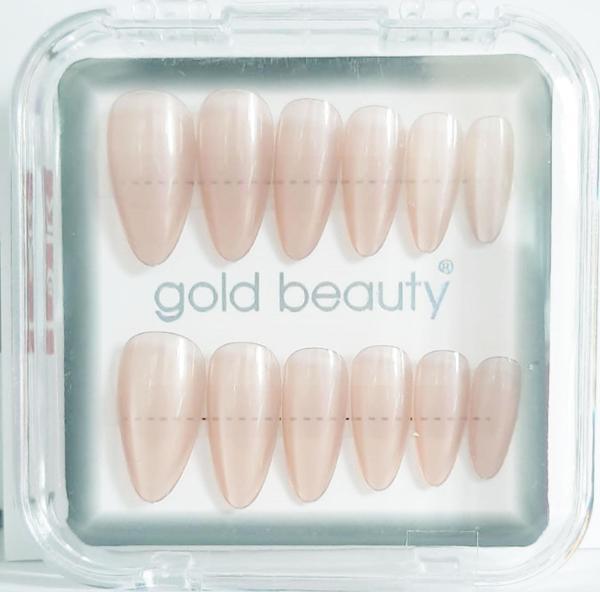 Gold Beauty Kedi Gözü Takma Tırnak 12 li EP-1527 - 11 Pudra - Image 1