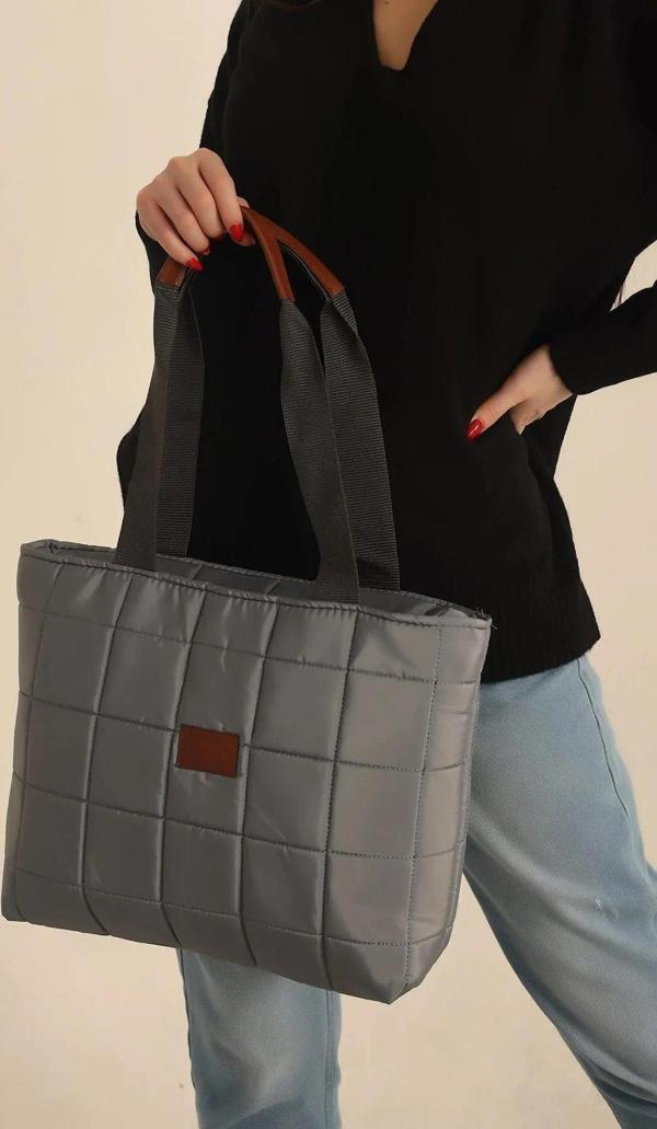 Papuç Sepeti 4375 Kadın Kapitone El & Omuz Çantası - Image 1