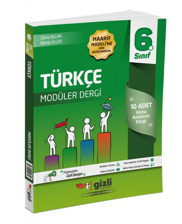 Gizli 6. Sınıf Türkçe Müfredatın Gizli Dergisi Gizli Yayınları - Gizli Yayınları - Image 1