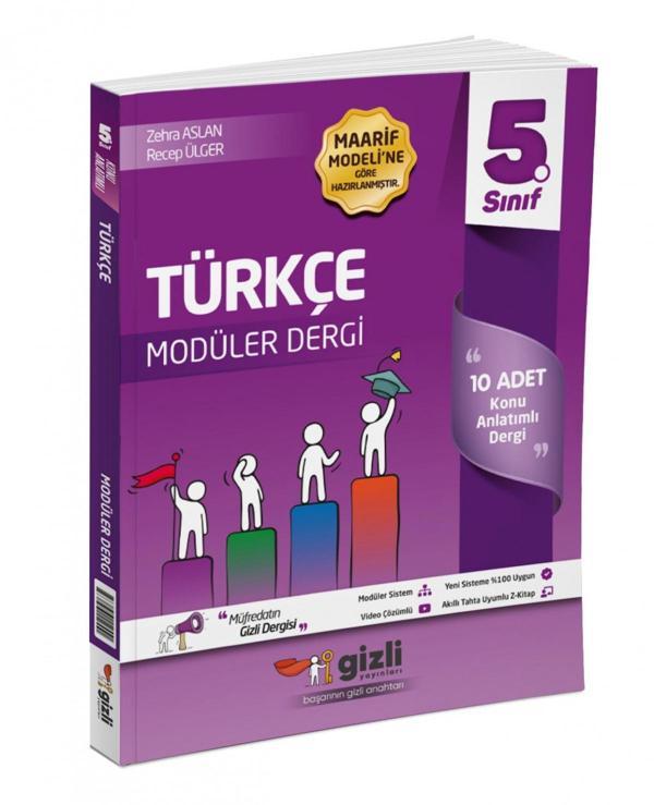 Gizli 5. Sınıf Türkçe Müfredatın Gizli Dergisi Gizli Yayınları - Gizli Yayınları - Image 1