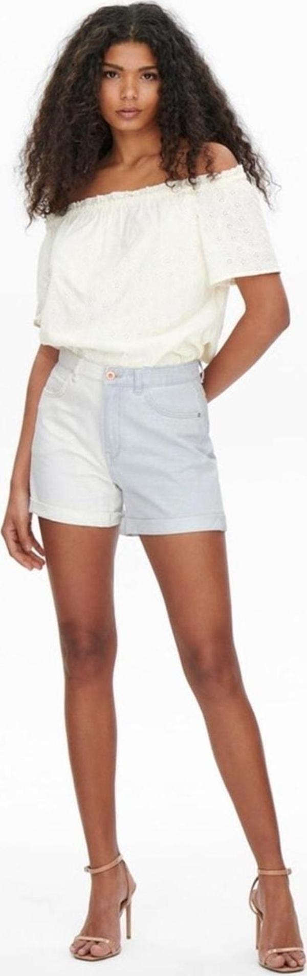 Only Onlvega Hw Two T Mom Dnm Shorts Bj - Image 1