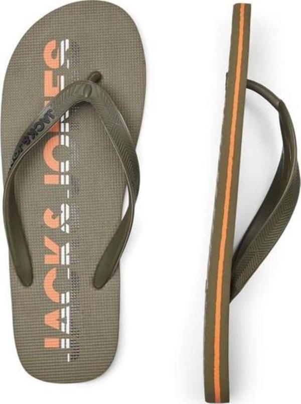 Jack&Jones Erkek Logo Flıp Flop 12230641 - Image 1