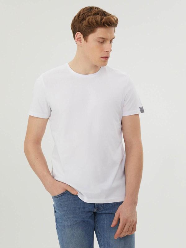 Loft Regular Fit Beyaz Erkek T-Shirt Lf2029278 - Image 1