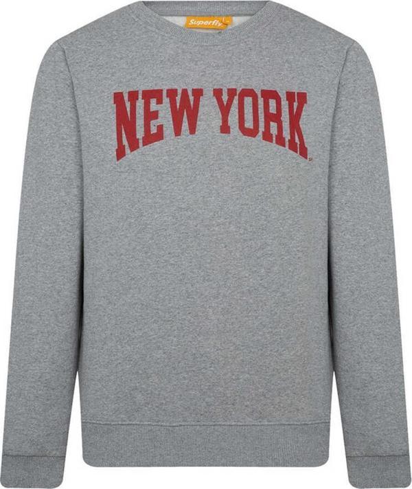 Superfly Men Sweat Erkek Gri Sweatshirt 23228-8 - Image 1