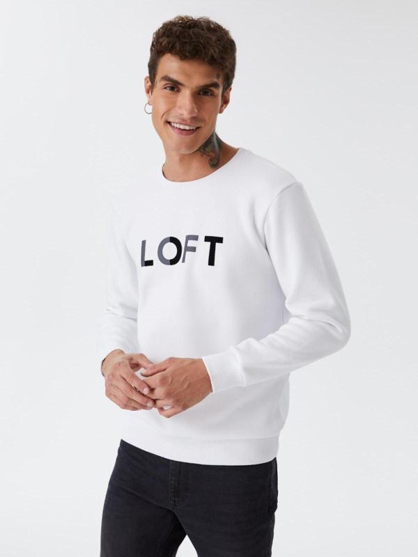 Loft Erkek 2028819 Sweat Beyaz - Image 1