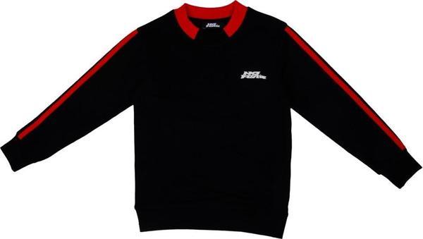 No Fear Erkek Çocuk Siyah Baskılı Sweatshirt - Image 1