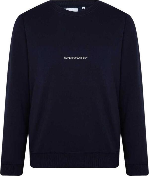 Superfly Men Sweat Erkek Lacivert Sweatshirt 23152-15 - Image 1