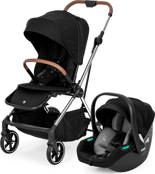 Kanz Snap Autofold Travel Sistem Bebek Arabası Darkness Black - Image 1