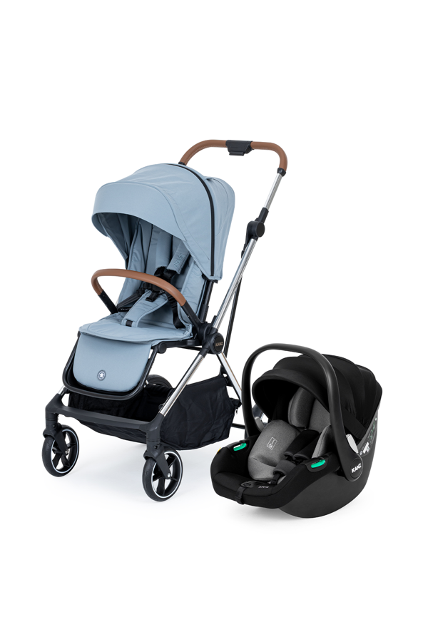 Kanz Snap Autofold Travel Sistem Bebek Arabası Foggy Blue - Image 1