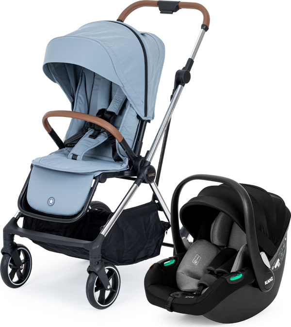 Kanz Snap Autofold Travel Sistem Bebek Arabası Foggy Blue - Image 1