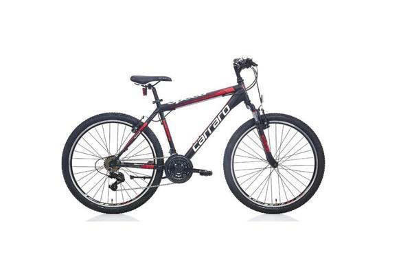 CARRARO SPEED 260 ERKEK DAĞ BİSİKLETİ 410H V 26 JANT 21 VİTES MAT SİYAH KIRMIZI KOYU KIRMIZI - Image 1