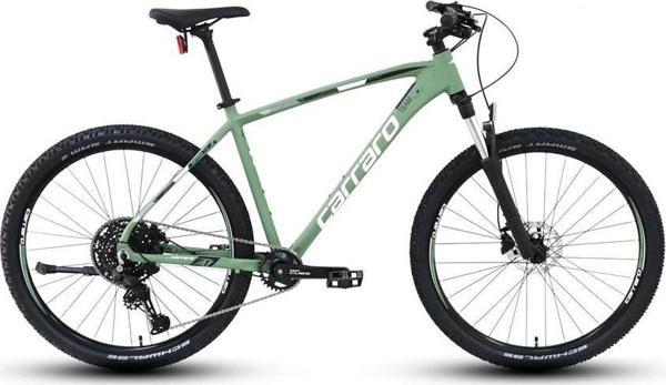 CARRARO DAYTONA 710 ERKEK DAĞ BİSİKLETİ 400H HD 27.5 JANT 10 VİTES MAT BAMBU YEŞİLİ BEYAZ SİYAH - Image 1