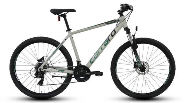 CARRARO FORCE 720 ERKEK DAĞ BİSİKLETİ 381H HD 27.5 JANT 21 VİTES MAT GRİ YEŞİL SİYAH - Image 1